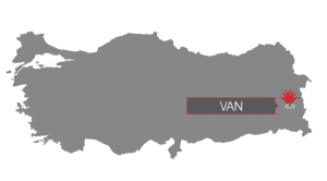 Map with Van